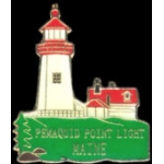 LIGHTHOUSE PINS MAINE PEMAQUID POINT LIGHTHOUSE PIN